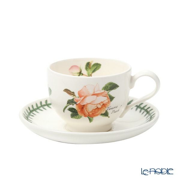 ポートメリオン ボタニックローズ ティーカップ＆ソーサー 200ml タモラピーチ