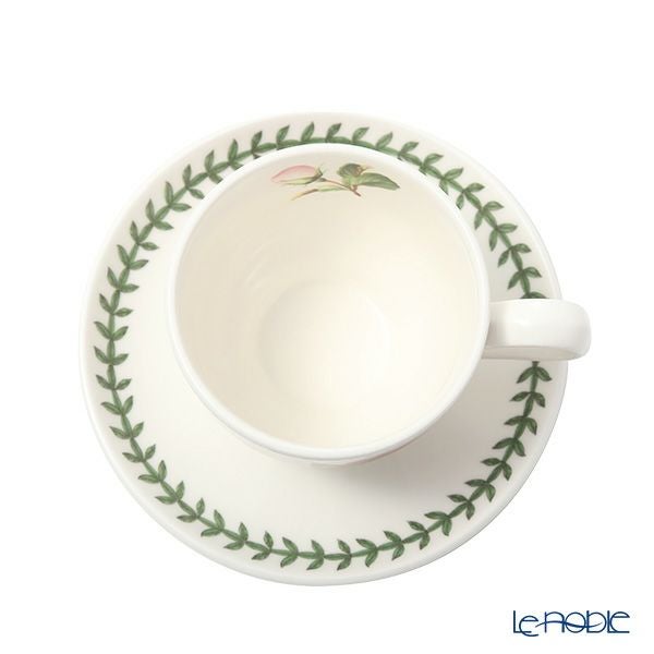 ポートメリオン ボタニックローズ ティーカップ＆ソーサー 200ml タモラピーチ