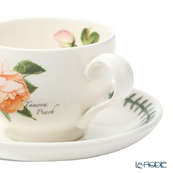 ポートメリオン ボタニックローズ ティーカップ＆ソーサー 200ml タモラピーチ