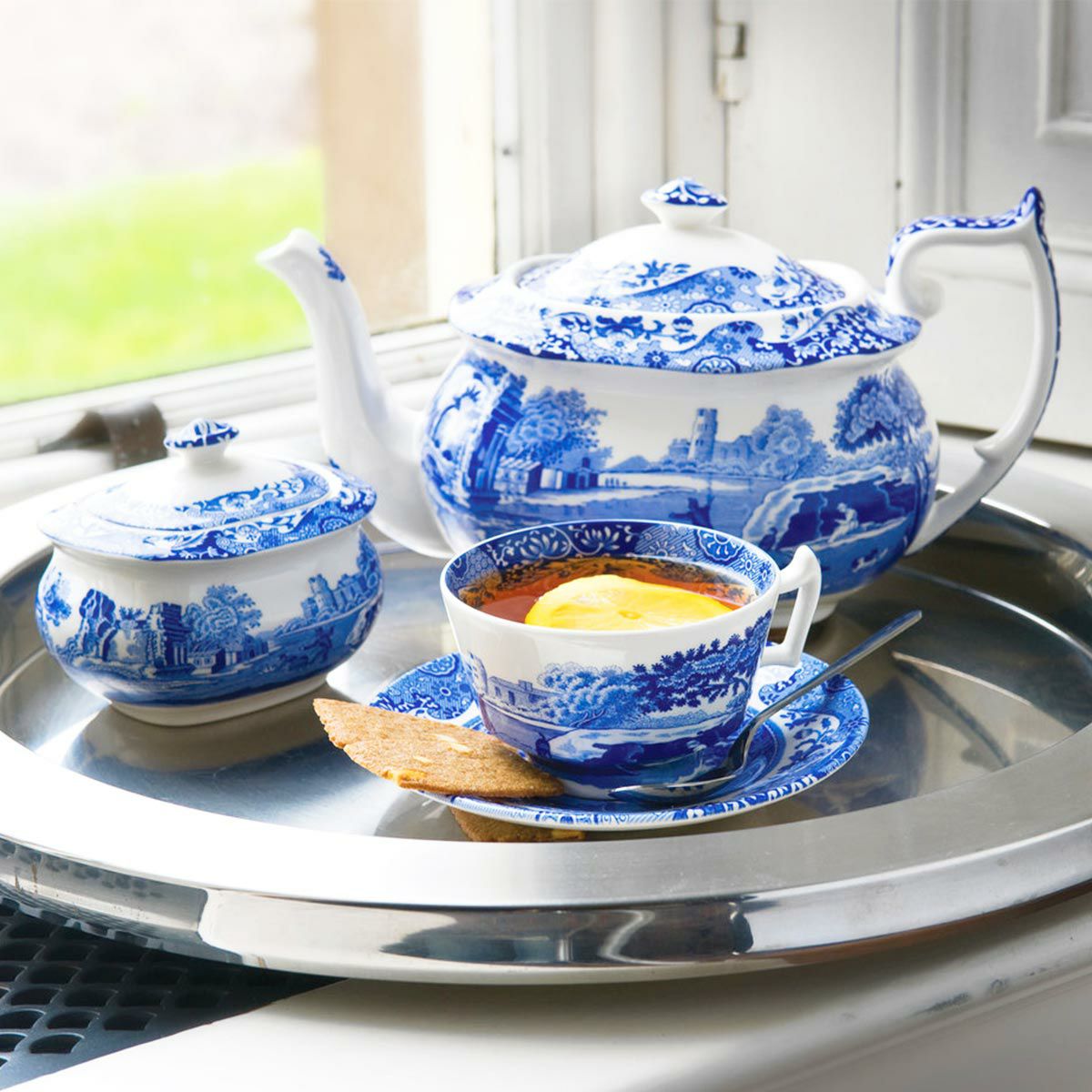 スポード ブルーイタリアン ブレックファーストカップ＆ソーサー