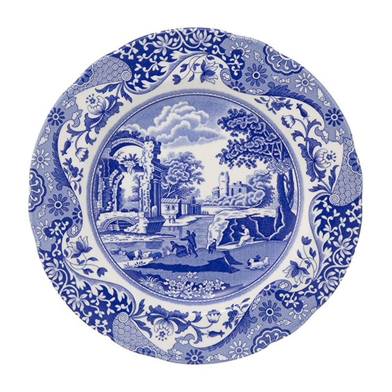 スポード ブルーイタリアン プレート 23cm