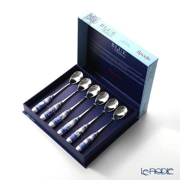 スポード ブルーイタリアン ティースプーンセット 6pcs