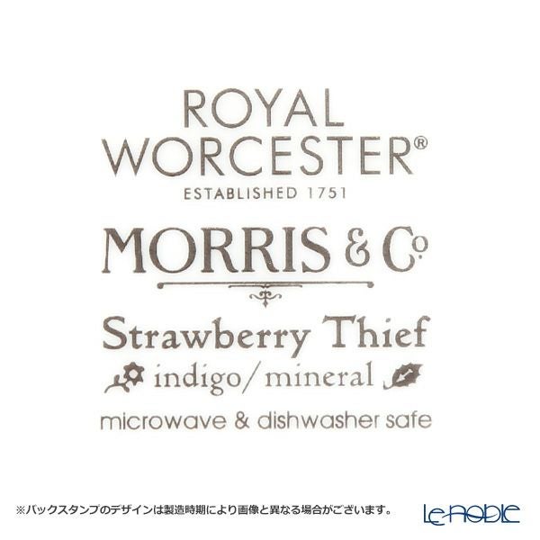 ロイヤル・ウースター ウィリアムモリス Strawberry Thief／いちご泥棒 マグカップ 350ml インディゴ