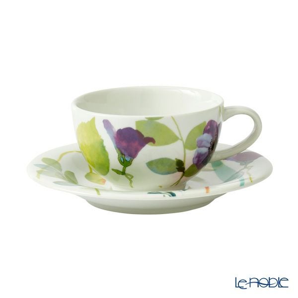 ポートメリオン ウォーターガーデン ブレックファーストカップ＆ソーサー 300ml