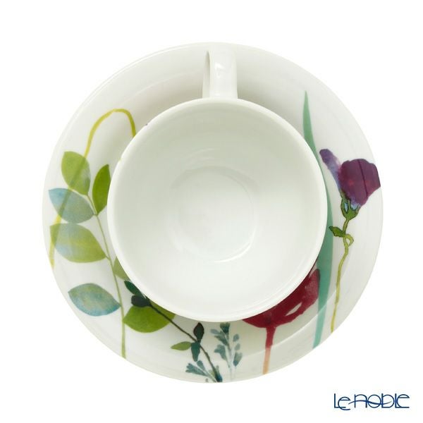 ポートメリオン ウォーターガーデン ブレックファーストカップ＆ソーサー 300ml