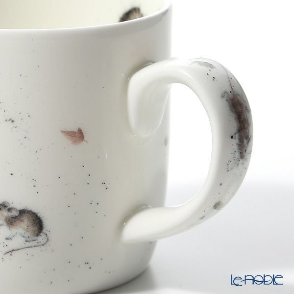 ロイヤル・ウースター レンデル マグ 310ml Cat and Mouse ネコ