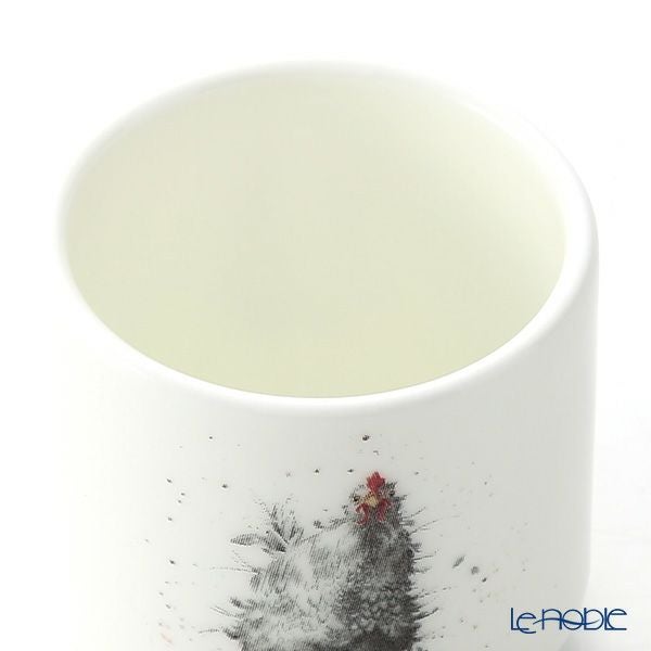 ロイヤル・ウースター レンデル エッグカップ Curious Hen ニワトリ ペア