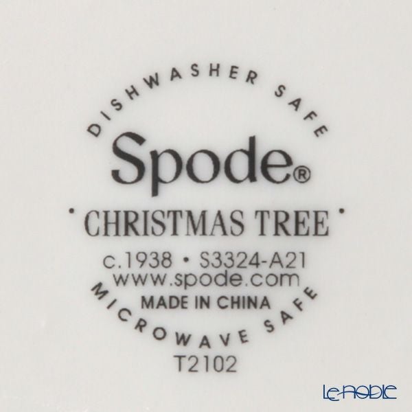 スポード クリスマスツリー マグカップ コースター／蓋付