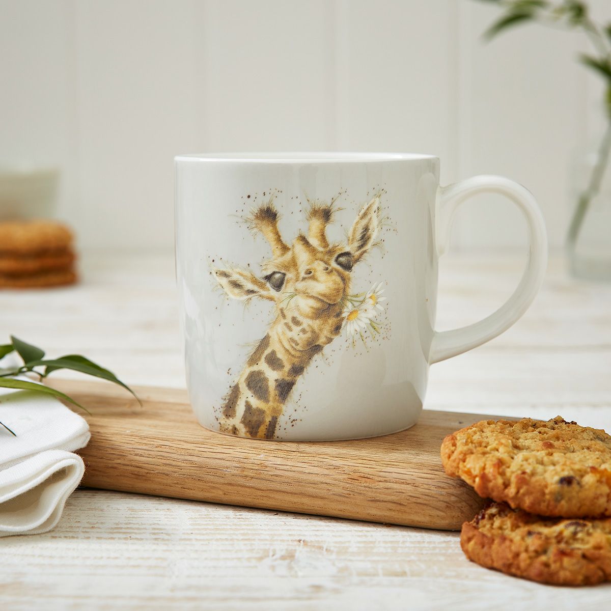 ロイヤル・ウースター レンデル ラージマグ／マグカップ 400ml Flowers キリン