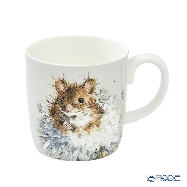 ロイヤル・ウースター レンデル ラージマグ／マグカップ 400ml Dandelion ネズミ