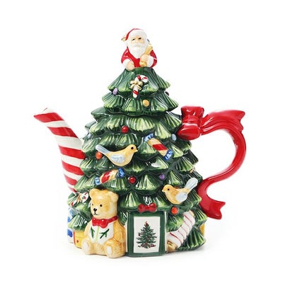 スポード クリスマスツリー ティーポット 800ml C | ブランド洋食器 