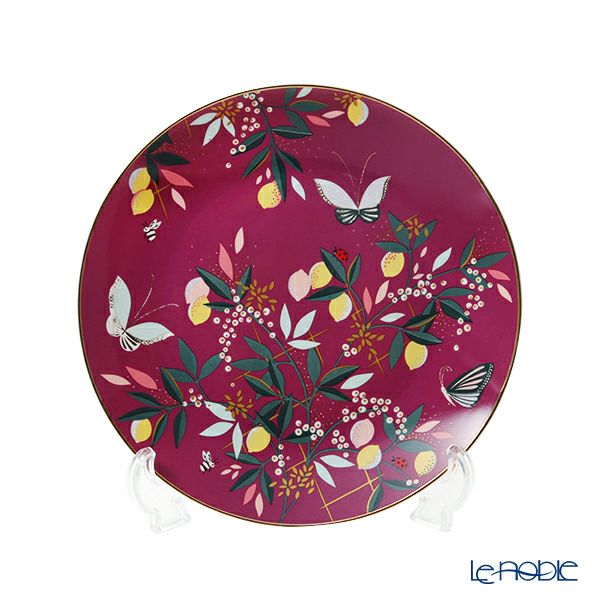 ポートメリオン サラミラーロンドン オーチャードコレクション プレート 20cm モーヴ