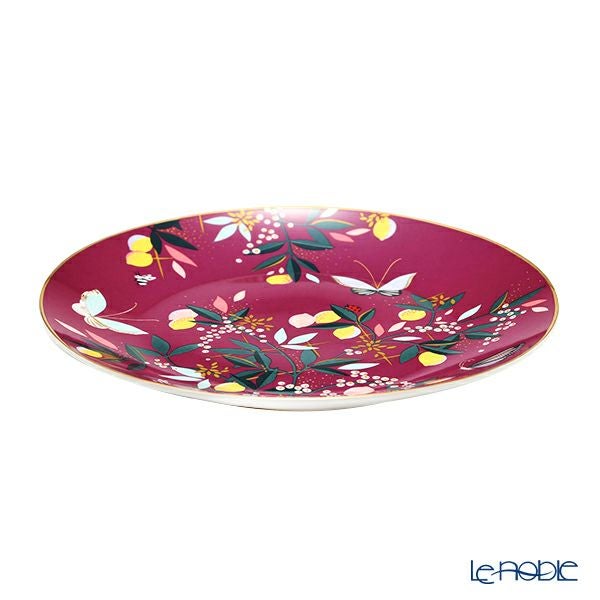 ポートメリオン サラミラーロンドン オーチャードコレクション プレート 20cm モーヴ