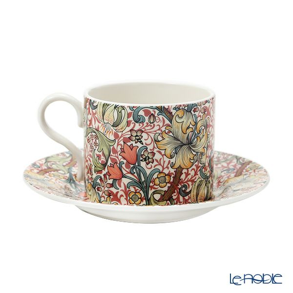 スポード ウィリアムモリス パステル ゴールデンリリー ティーカップ＆ソーサー 280ml