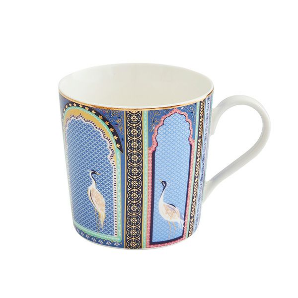 ポートメリオン サラミラーロンドン インディアコレクション マグカップ 340ml インディゴ