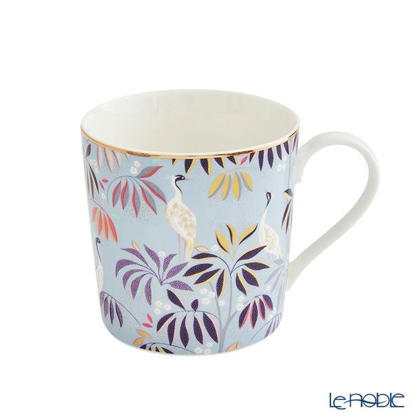 ポートメリオン サラミラーロンドン インディアコレクション マグカップ 340ml スカイブルー