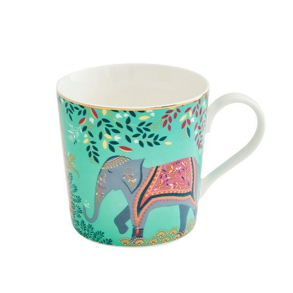 ポートメリオン サラミラーロンドン インディアコレクション マグカップ 340ml ライトジェイド