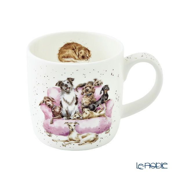 ロイヤル・ウースター レンデル マグカップ 310ml Movie Night イヌ