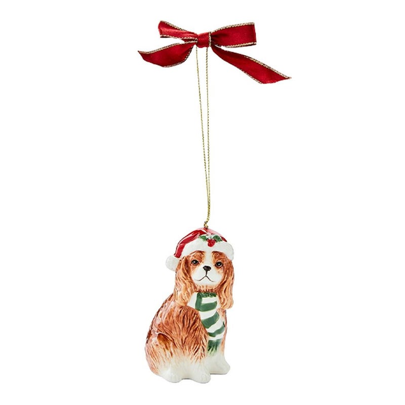 スポード クリスマスツリー オーナメント キング・チャールズ・スパニエル