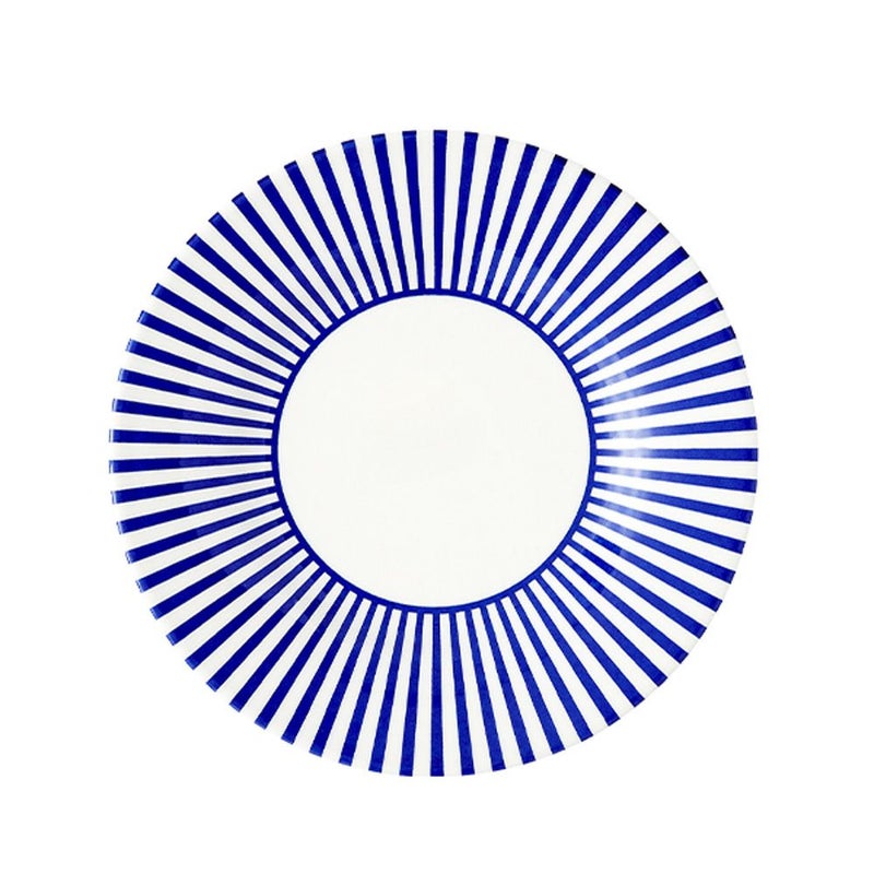 スポード ステッカート プレート 18cm ナローストライプ