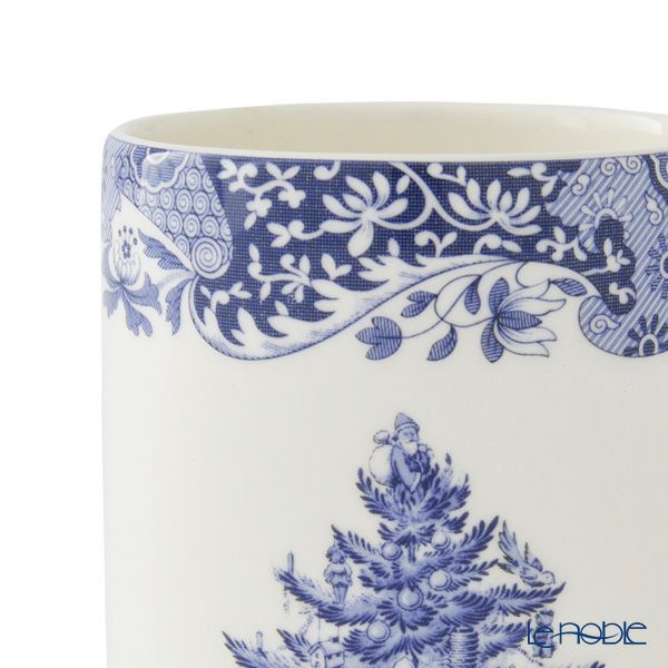 スポード ブルーイタリアン クリスマスツリー マグカップ 340ml