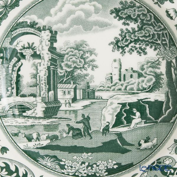 スポード グリーンイタリアン スーププレート 23cm