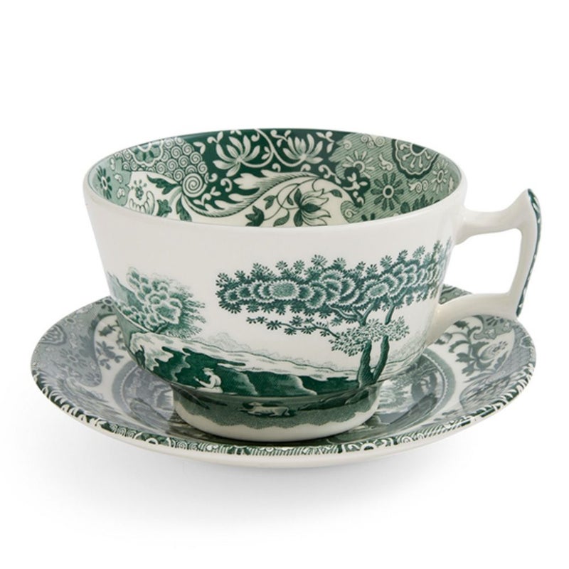 スポード グリーンイタリアン ブレックファーストカップ＆ソーサー