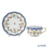 ヘレンド リヒテンシュタインブーケ ブルースケール LTBS-EBH ティーカップ＆ソーサー 200ml 00724-0-00