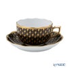 ヘレンド (HEREND) エカイユ ブラックゴールド VHN-OR ティーセット