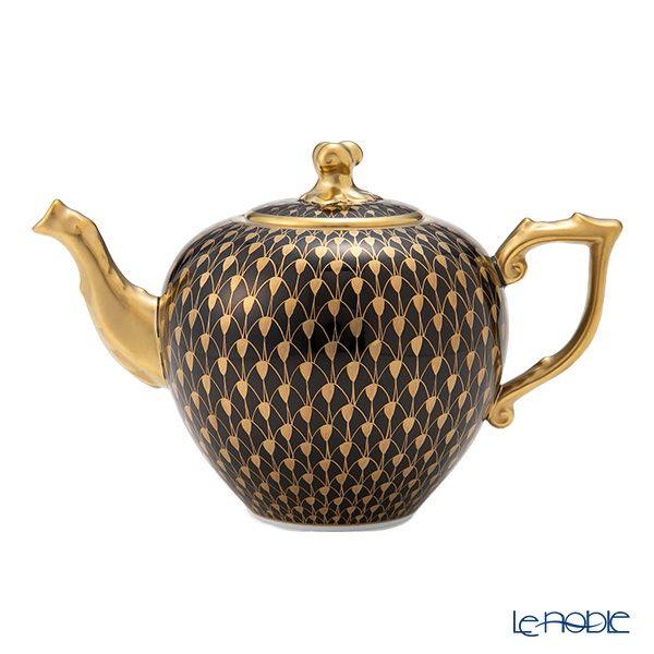 ヘレンド (HEREND) エカイユ ブラックゴールド VHN-OR ティーセット