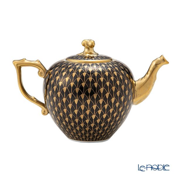 ヘレンド (HEREND) エカイユ ブラックゴールド VHN-OR ティーセット