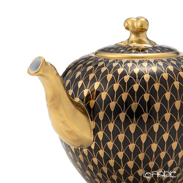 ヘレンド (HEREND) エカイユ ブラックゴールド VHN-OR ティーセット