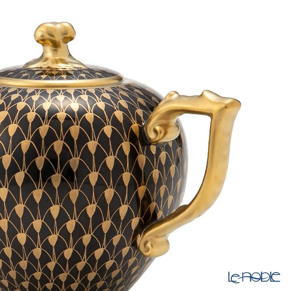 ヘレンド (HEREND) エカイユ ブラックゴールド VHN-OR ティーセット