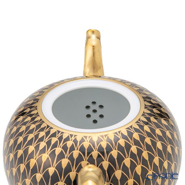 ヘレンド (HEREND) エカイユ ブラックゴールド VHN-OR ティーセット