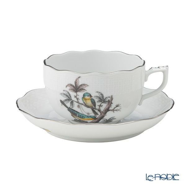 ヘレンド (HEREND) ロスチャイルドバード ブループラチナ O-ROE-PT ティーセット