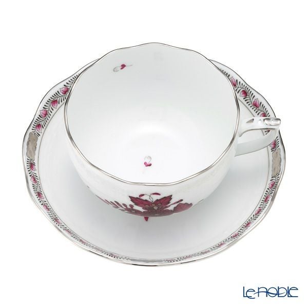ヘレンド アポニーダークピンクプラチナ AP3-PT 00724-0-00 ティーカップ＆ソーサー 200ml