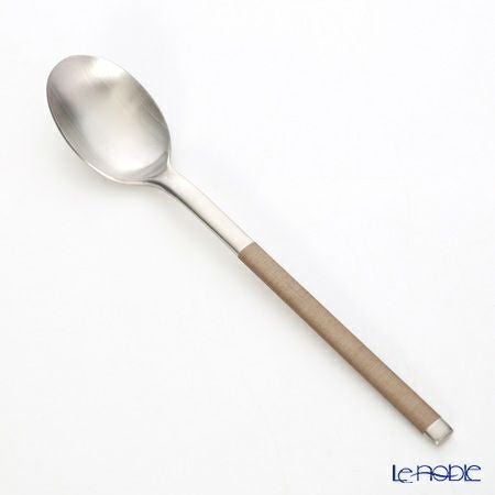 サクライ J-Tone 布着せカトラリー コージー ブラウン ディナー2人用 10本セット 18-8