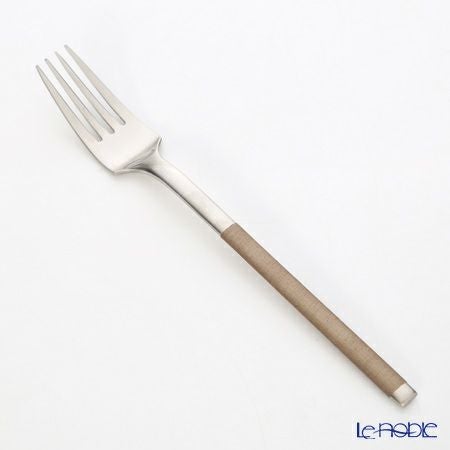 サクライ J-Tone 布着せカトラリー コージー ブラウン ディナー2人用 10本セット 18-8