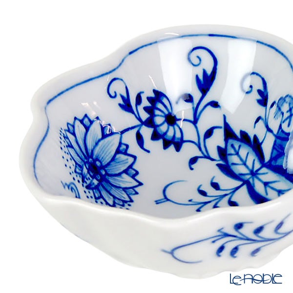 マイセン（Meissen） ブルーオニオン 800101／00206 リーフボウル 10×8cm