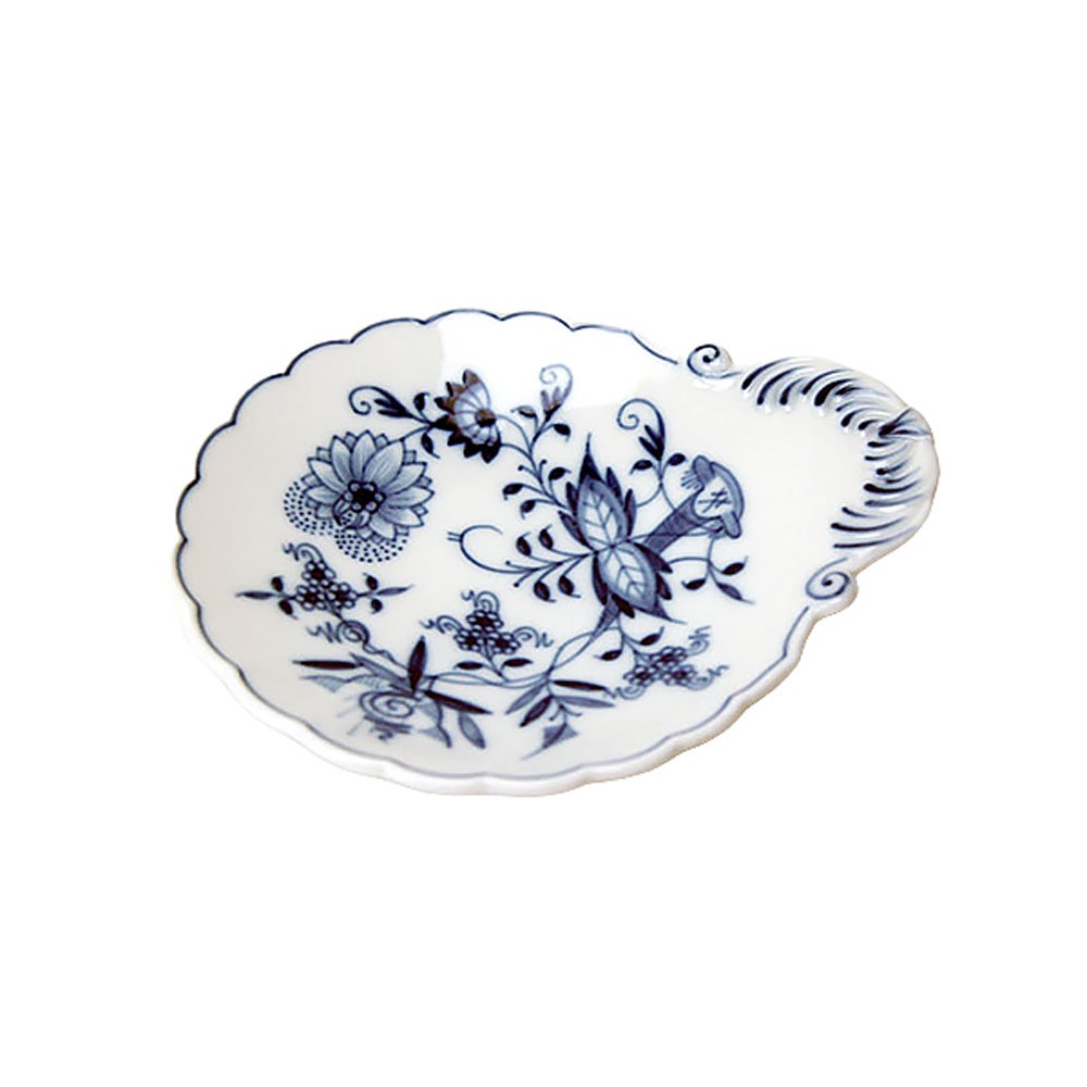 【メーカー取り寄せ商品】マイセン（Meissen） ブルーオニオン 800101／00211 アイスプレート 11×13cm
