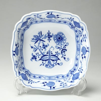 マイセン（Meissen） ブルーオニオン 800101／00264 リーフディッシュ 