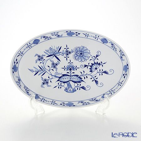 MEISSEN マイセン 大皿　オーバルプレート ブルーフラワー 双剣マーク MEISSEN マイセン 大皿 オーバルプレート ブルーフラワー 双剣マーク