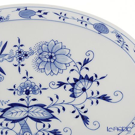 マイセン（Meissen） ブルーオニオン 800101／00291 オーバルトレイ 27cm
