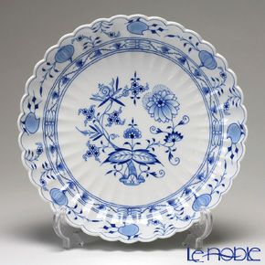 マイセン（Meissen） ブルーオニオン 800101／00433 ケーキプラター 28cm