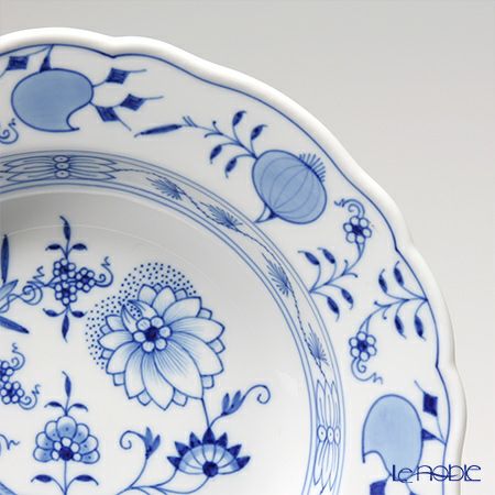 マイセン（Meissen） ブルーオニオン 800101／00488 スーププレート 22cm