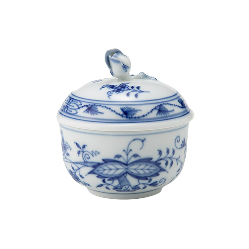 マイセン（Meissen） ブルーオニオン 800101／00822 シュガーボックス 10×9cm