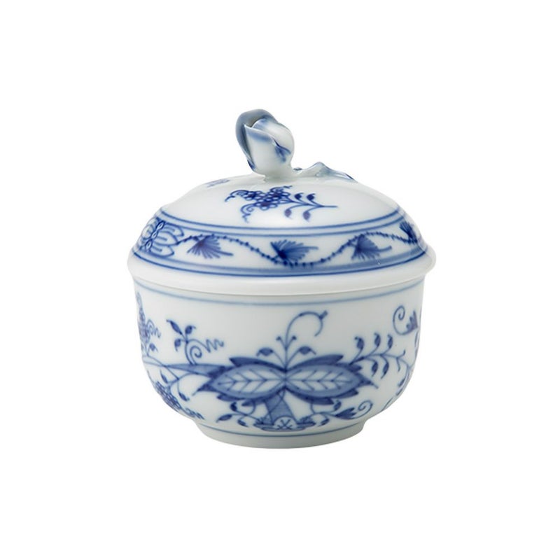 マイセン（Meissen） ブルーオニオン 800101／00822 シュガーボックス 10×9cm