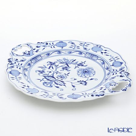 マイセン（Meissen） ブルーオニオン 800101／53288 トレイ 30cm
