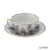 マイセン（Meissen） ブルーオニオン レッド＆ゴールド 800117／00633 ティーカップ＆ソーサー 150ml