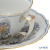 マイセン（Meissen） ブルーオニオン レッド＆ゴールド 800117／00633 ティーカップ＆ソーサー 150ml